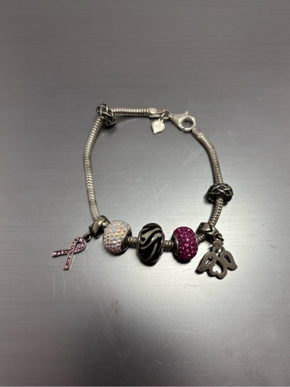 Michael Anthony 925 Sterling Silver Italy Charm Bracelet 21.3g